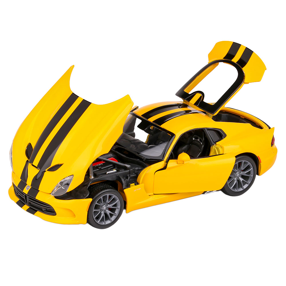 Macheta Auto 1:18 Maisto - 2013 SRT Viper GTS Yellow - imagine 2