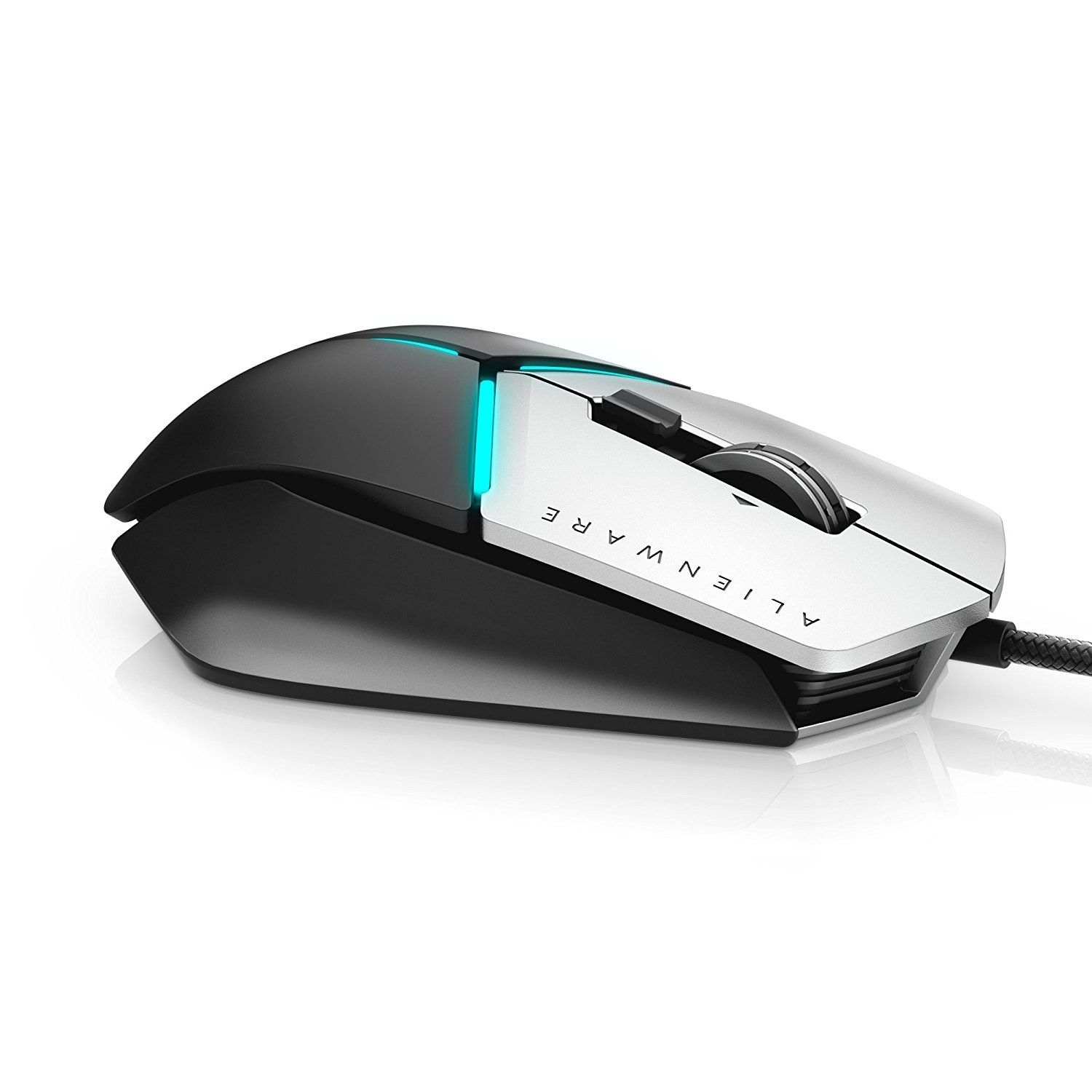 Mouse Gaming Cu Fir Dell Alienware Elite AW958, 12000 dpi, 13 butoane, Senzor Pixart PMW 3360, Alb/Negru - imagine 3