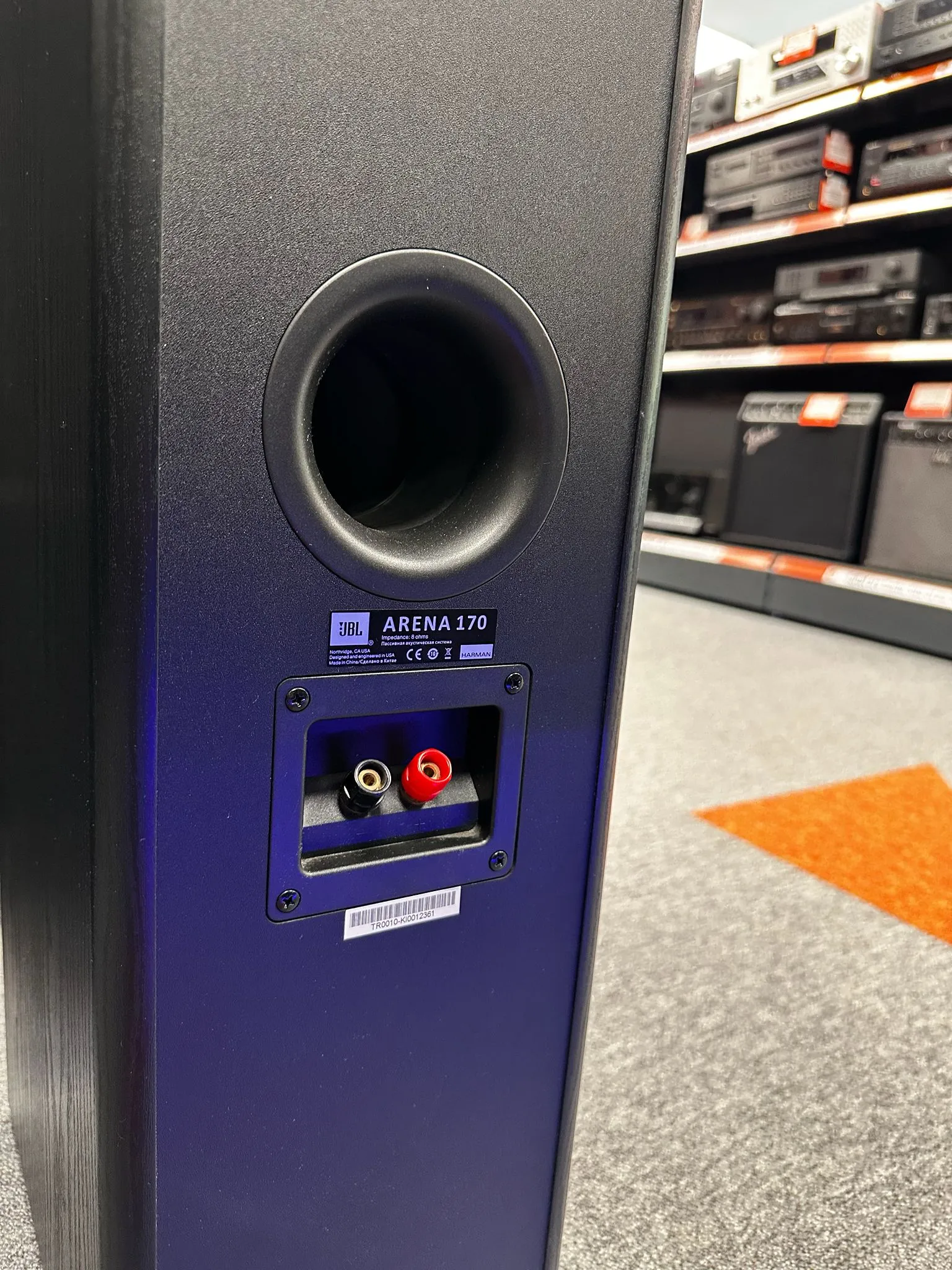 Boxe de podea JBL Arena 170, 200 W, 8 OHm, Bass Reflex, 12.5 Kg, negru - imagine 4