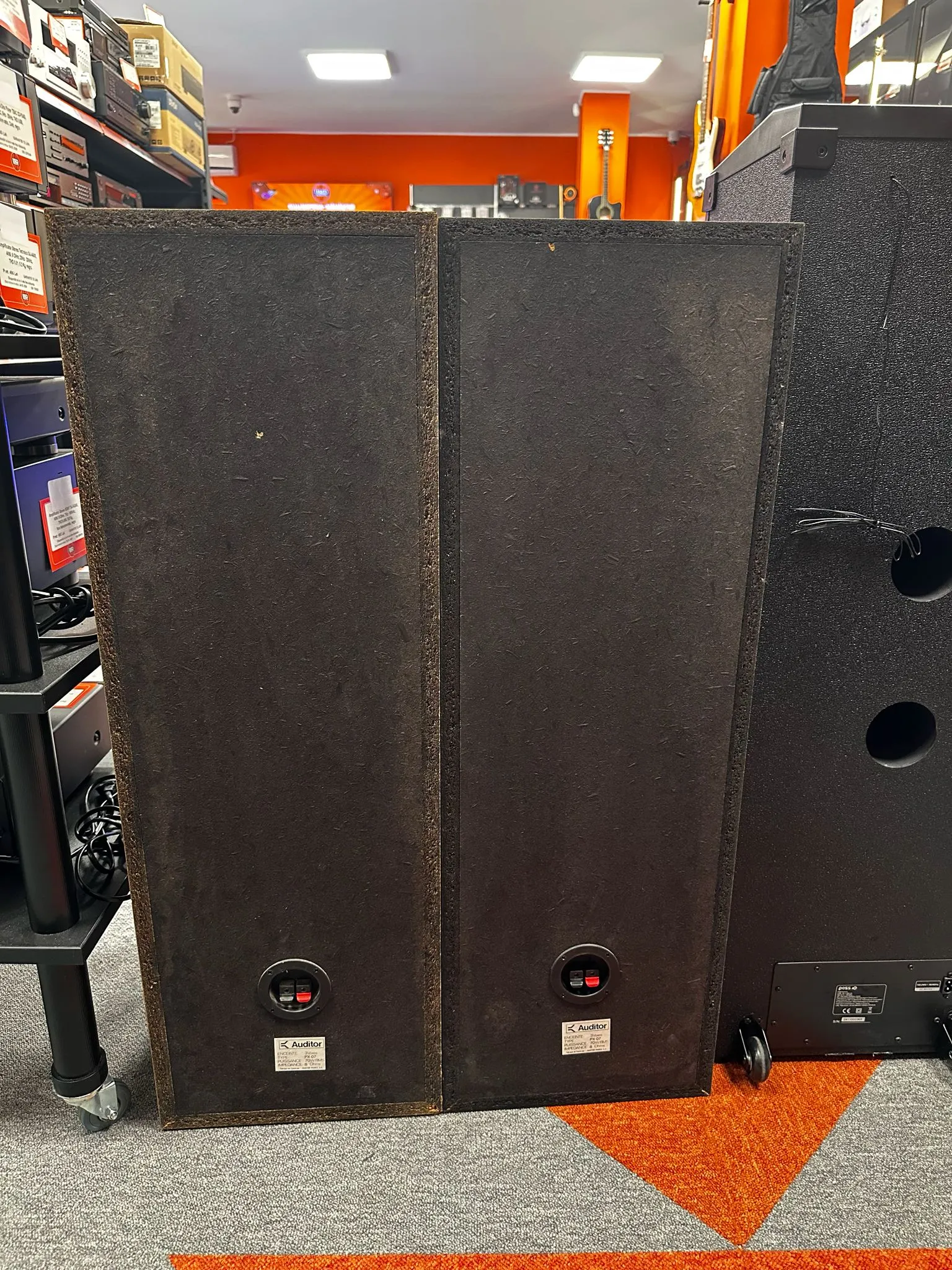 Boxe de podea AUDITOR PX07, 70 W, 8 OHm, Maro - imagine 3