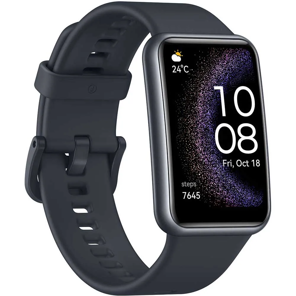 Smartwatch Huawei Watch Fit B6B, Monitorizare Pasi, Somn, Inot, Ritm Cardiac, Negru
