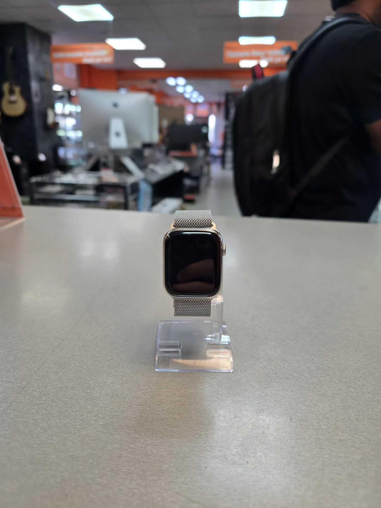 Apple Watch Series 9, 45mm, Stailess Steel, Bratara Compatibila, GPS, Cellular, A2984 - imagine 3