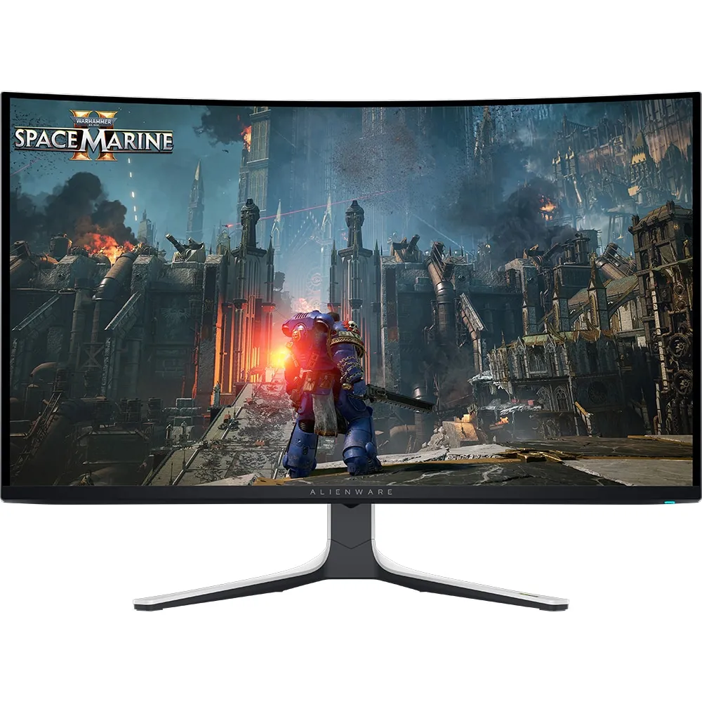 Monitor Gaming curbat OLED Quantum-Dot IPS DELL Alienware AW3225QF, 32 inch 4K UHD, 240Hz, AMD FreeSync, NVIDIA G-SYNC, Alb/Negru - imagine 2