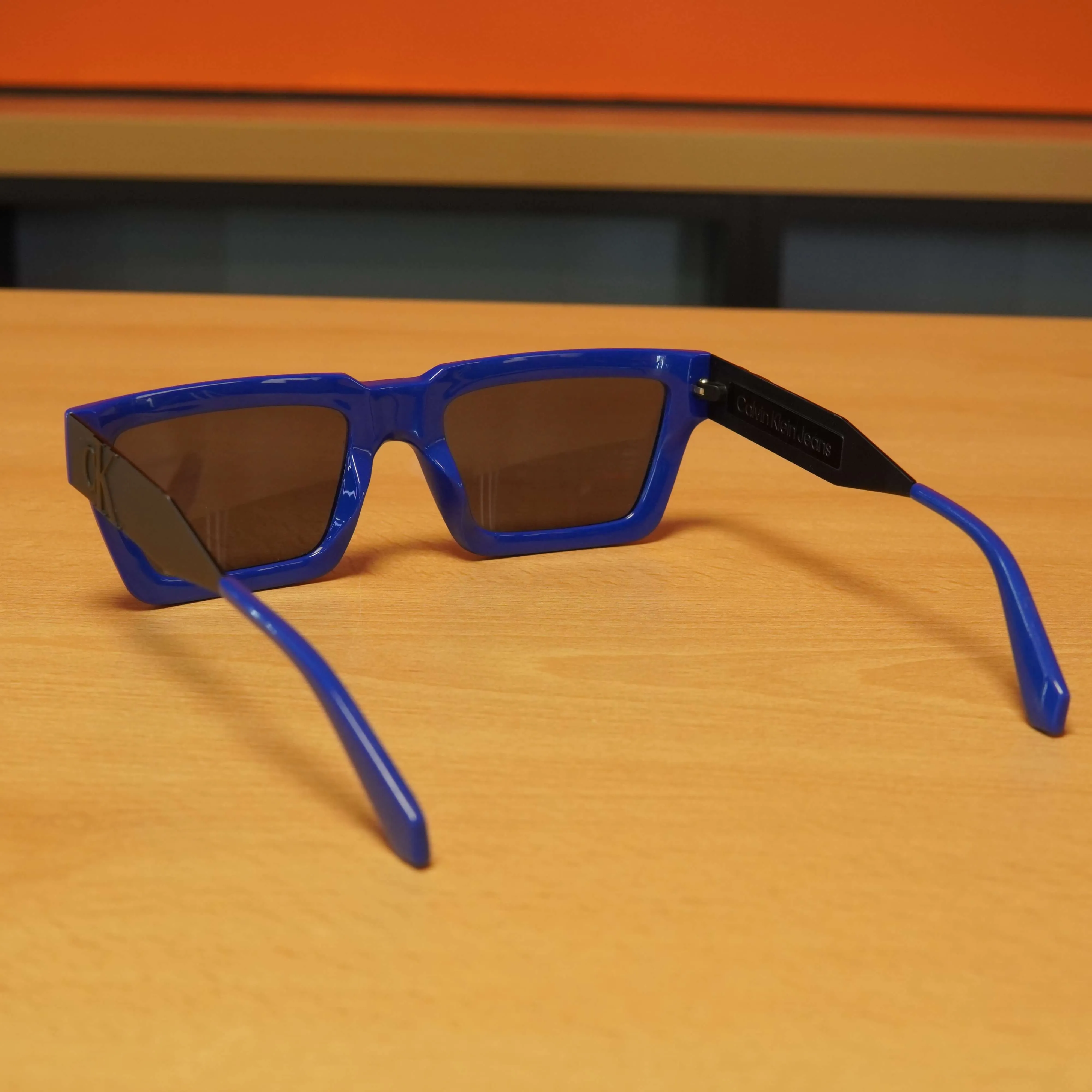 Ochelari de soare Calvin Klein Jeans, CKJ22641s 400, Albastru - imagine 4