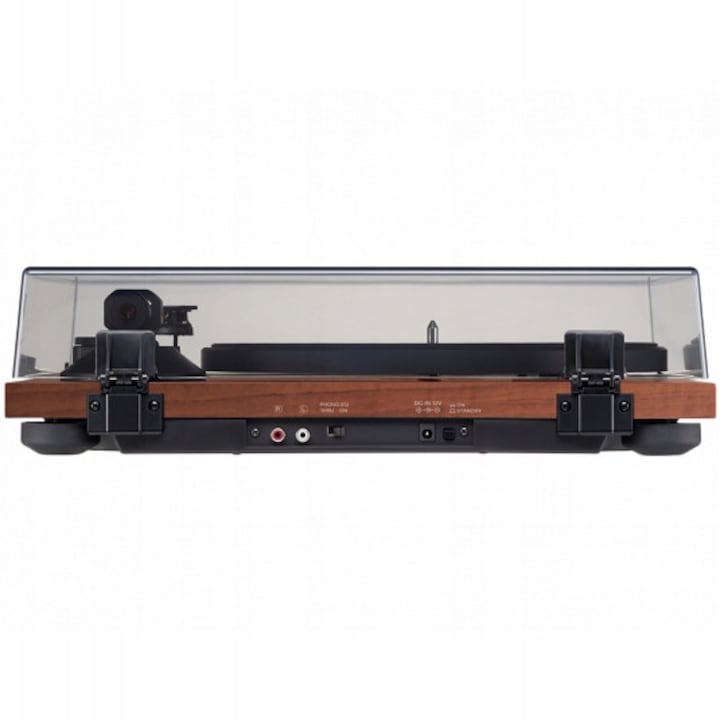 Pick-Up Teac TN-280 BT, 33/45 Rpm, Platou de Aluminiu turnat sub presiune 30cm, Antrenare prin curea, Brat 223mm, Reglarea anti-skating, Duza Tip MM, Impedanta de iesire 47kOHm, Bluetooth, RCA, Maro - imagine 3