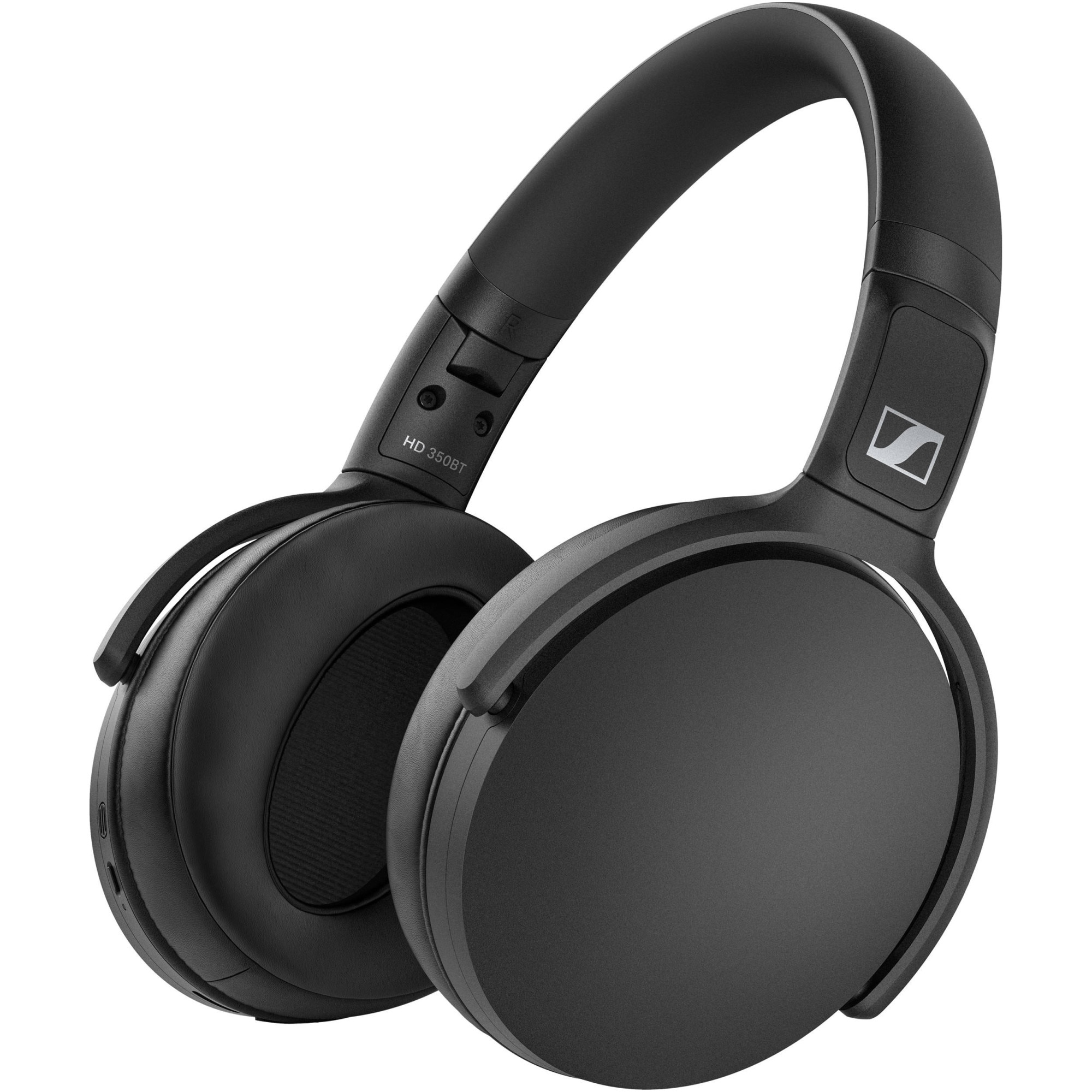 Casti Audio Over Ear Sennheiser HD 350BT, Bluetooth, USB-C, Negru
