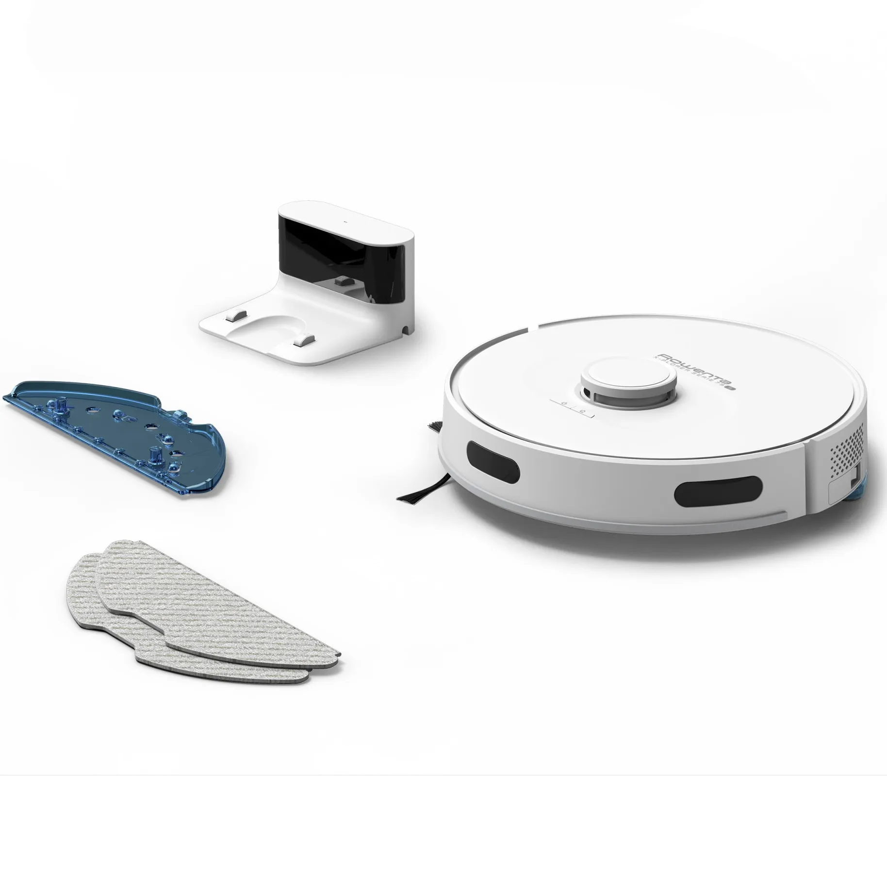 Robot aspirator Rowenta X-Plorer S75s Animal & Allergy, Aspirator si Mop, 31 W, 2700 Pa, 120 min, 2600 mAh, 7 Senzori, Recipient praf 0.4 L, Recipient apa 300 ml, alb - imagine 3