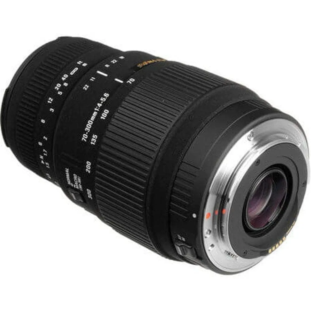 Obiectiv Foto Sigma 70-300mm D 1:4-56, Macro, Compatibil cu Nikon, Negru