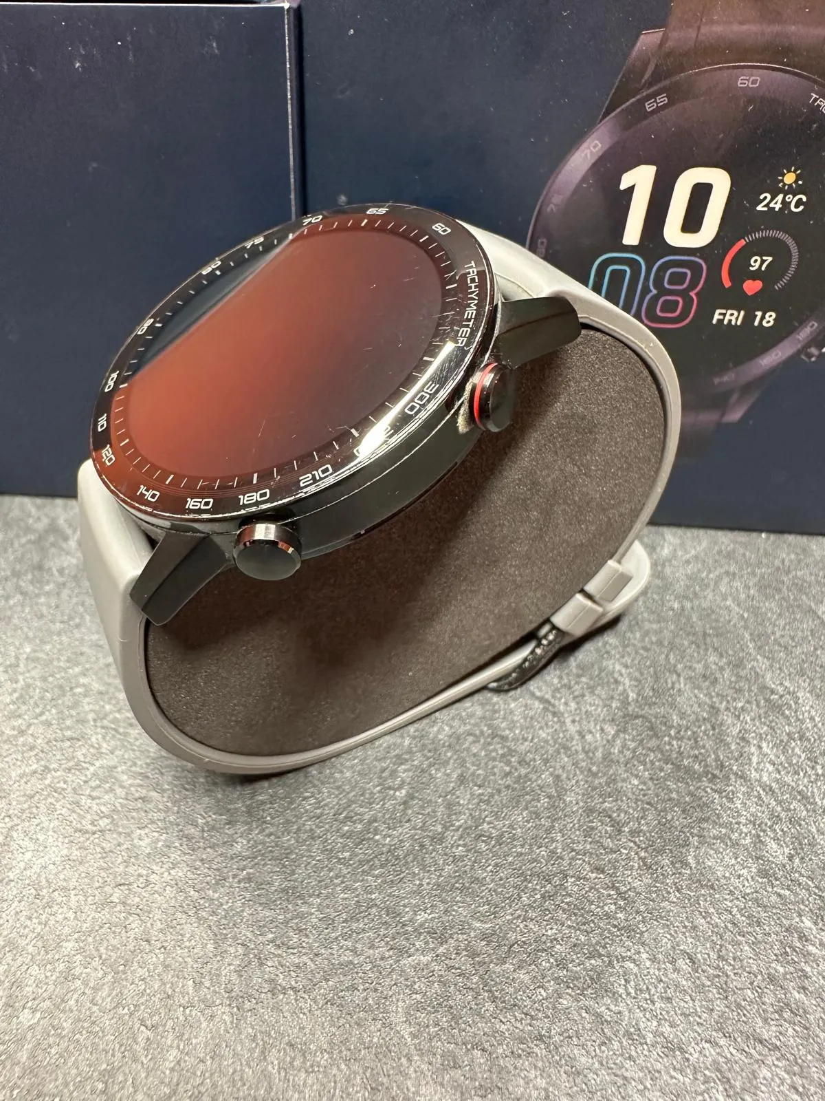 Smatwatch Huawei Honor MagicWatch 2, 46mm, MNS-B19, Flax Brown, Curea compatibila - imagine 4