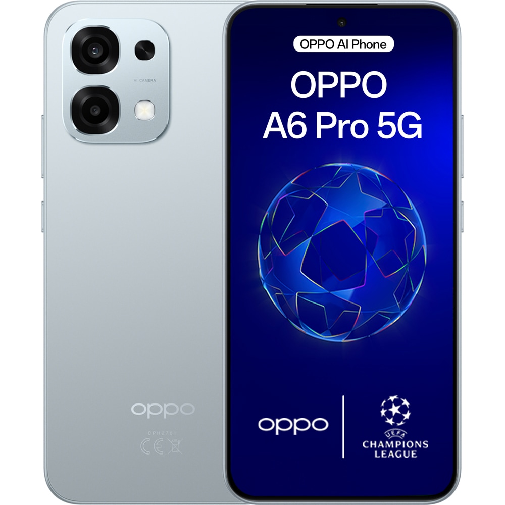 Oppo A6 Pro 5G, 256 Gb, 8 Gb RAM, Lunar Titanium