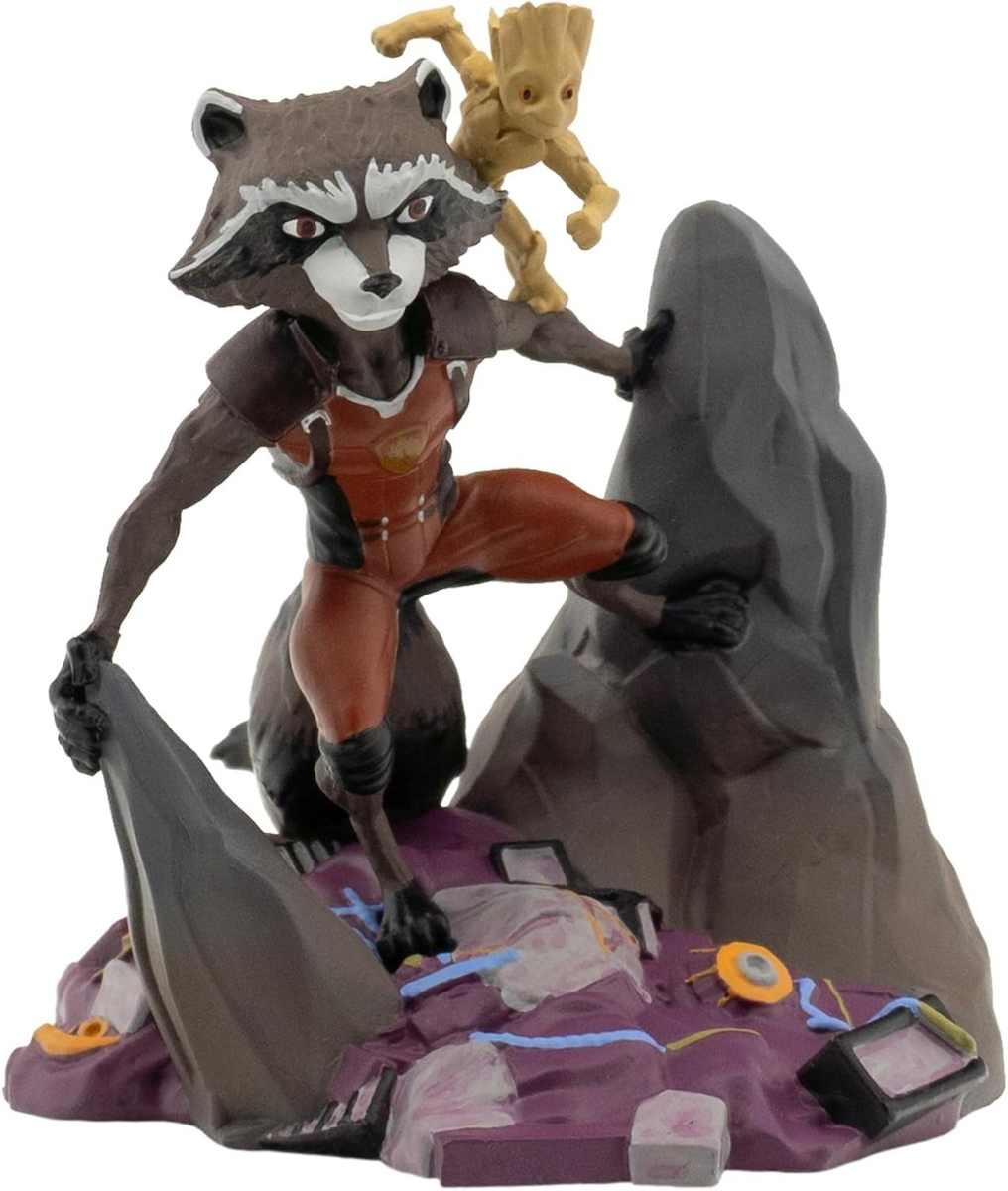 Figurina de colectie Marvel Rocket Raccoon, 7.5 cm