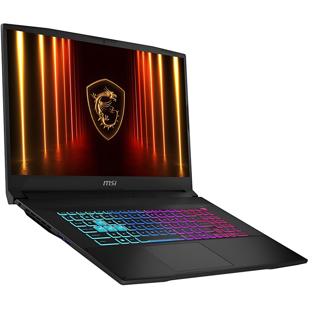 Laptop Gaming MSI Katana 15 HX B14W, Display 15.6 inch QHD IPS 165 HZ, Procesor Intel Core I9-14900HX, Frecventa 2.2 - 5.8 GHz, 16 GB RAM DDR5, 1 TB SSD, nVidia RTX 5060 8 GB, LAYOUT QWERTY ARABIC + ENGLEZ, 3 USB 3.0, TYPE-C, HDMI, ETHERNET, Cosmos Black - imagine 2