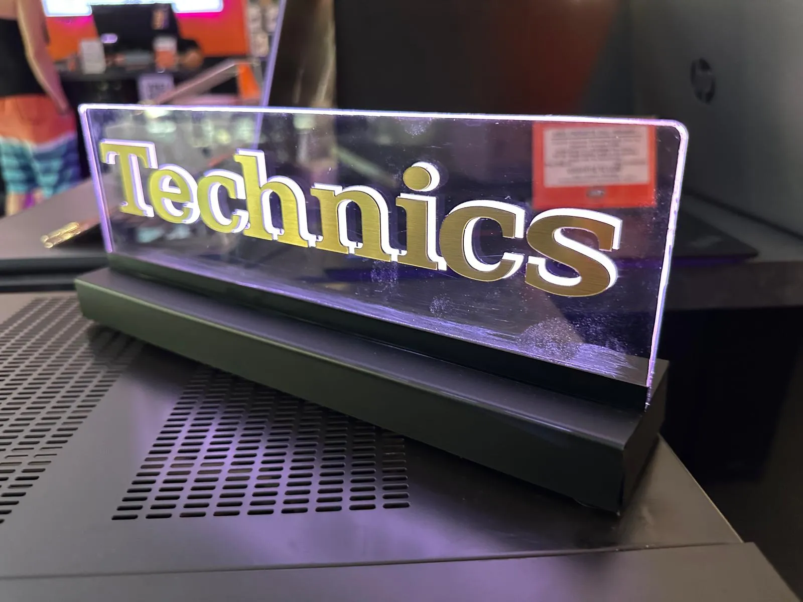 Suport decorativ personalizat, LED RGB, 30 Cm, telecomanda - imagine 3