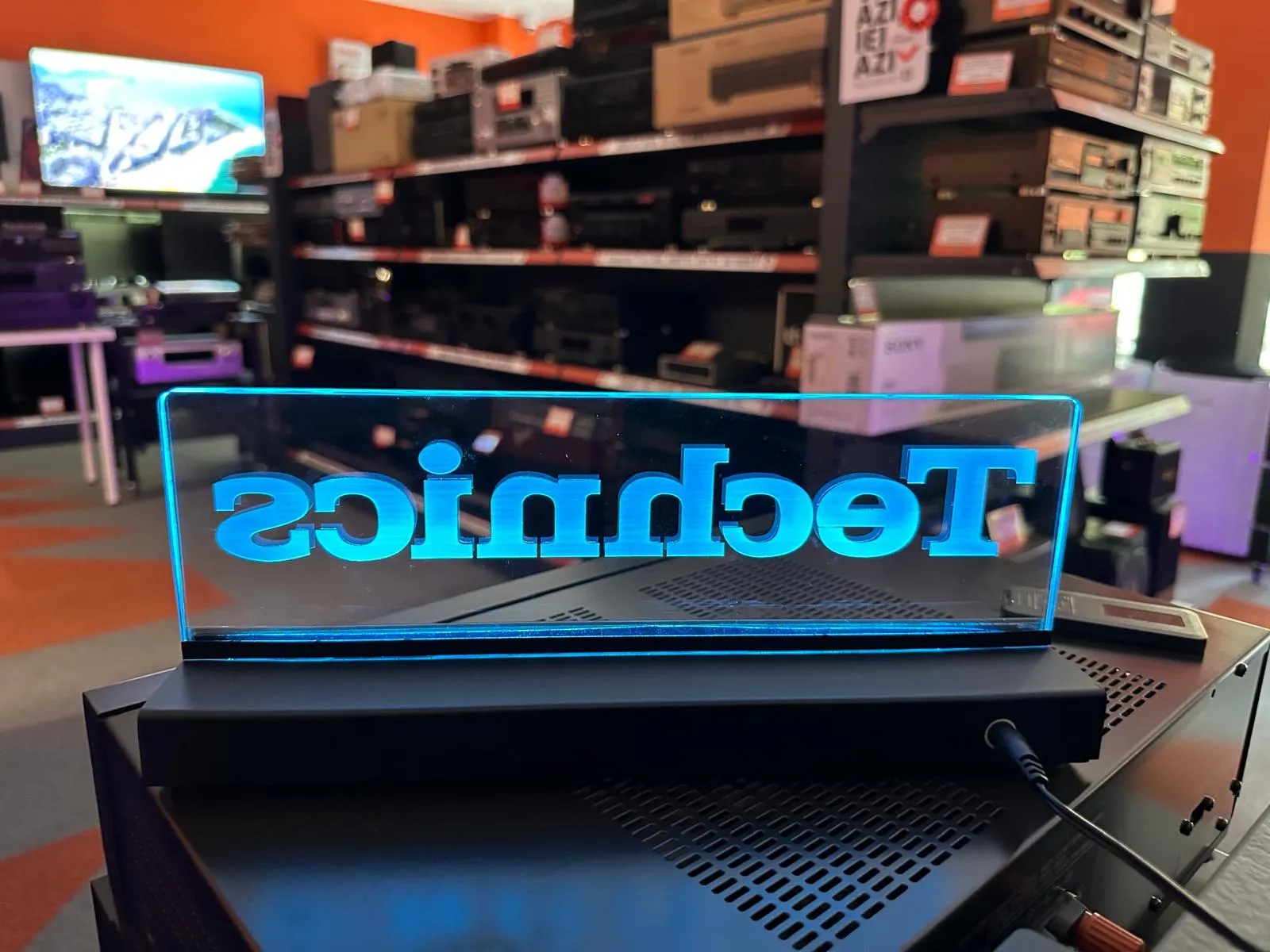 Suport decorativ personalizat, LED RGB, 30 Cm, telecomanda - imagine 4