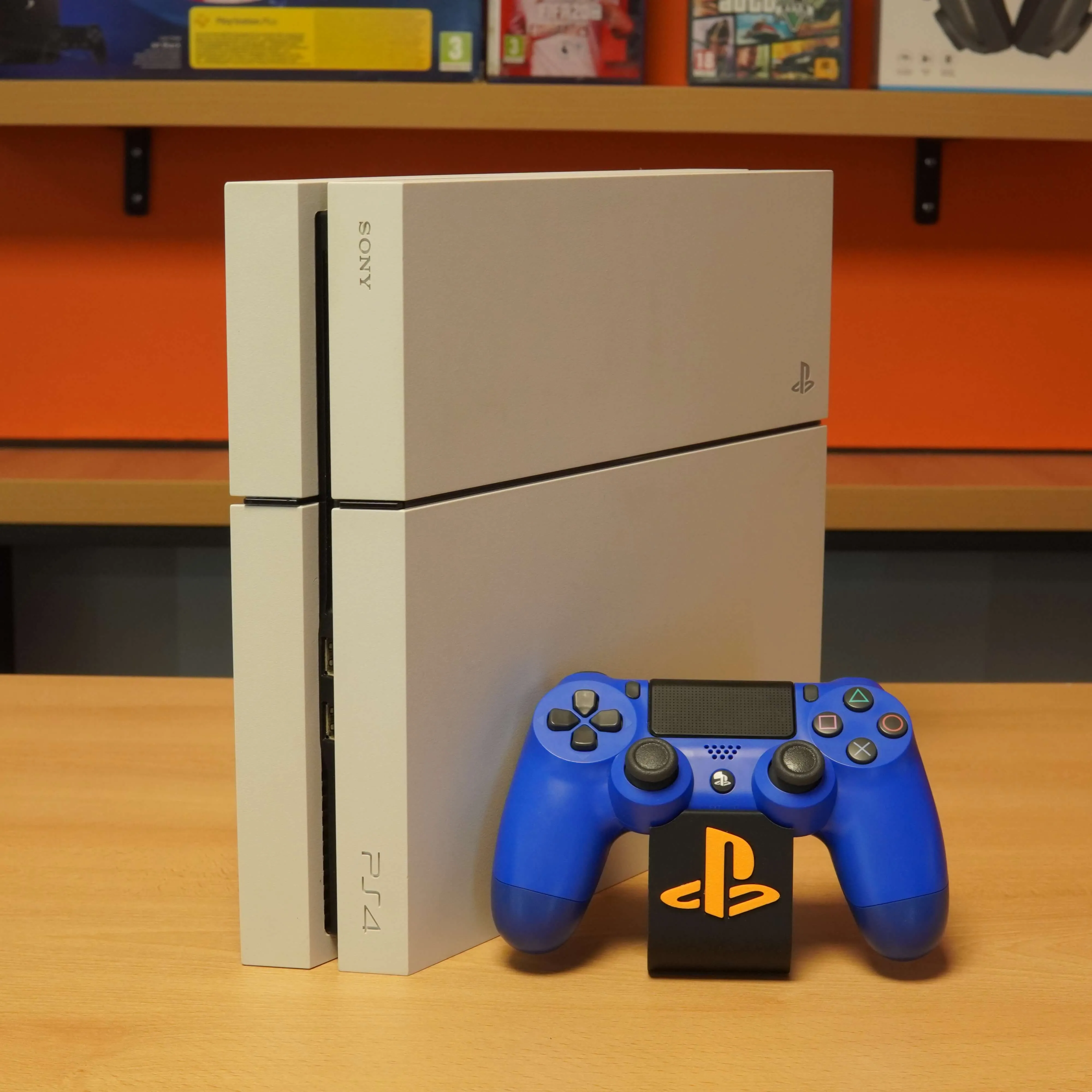 Consola Sony Playstation 4 Phat 500 GB + Controller, Alb - imagine 3