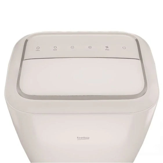 Aparat de aer conditionat portabil Beko BPN112C, 12000 BTU, Debit aer 320 mc/h, Racire, Ventilatie, Dezumidificare, Afisaj LED, Alb - imagine 2