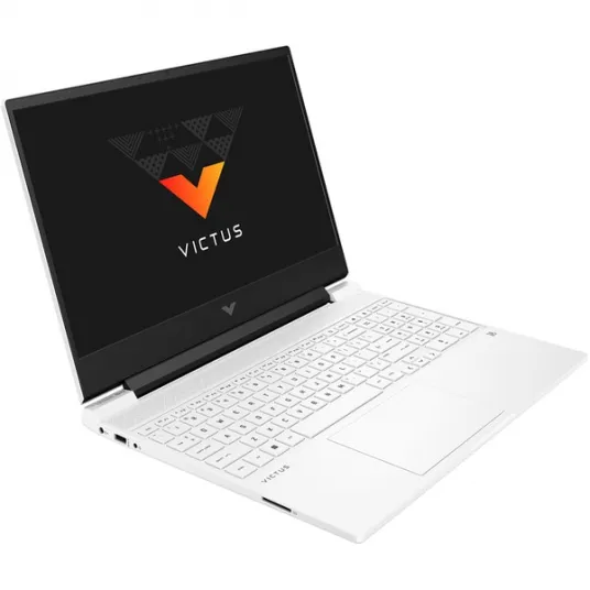 Laptop Gaming HP Victus 15-fa00028nq, Display 15.6 inch FHD IPS, 144Hz, Intel Core I5 12500H, 12-Core 4.5 GHz, 16 Gb RAM 3200 MHz, SSD 512 Gb PCIe M.2, nVidia GeForce RTX 3050 4 Gb, Wi-Fi 6, USB-C, HDMI, Ethernet, White