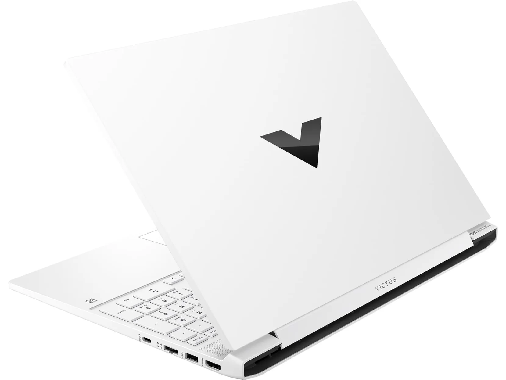Laptop Gaming HP Victus 15-fa00028nq, Display 15.6 inch FHD IPS, 144Hz, Intel Core I5 12500H, 12-Core 4.5 GHz, 16 Gb RAM 3200 MHz, SSD 512 Gb PCIe M.2, nVidia GeForce RTX 3050 4 Gb, Wi-Fi 6, USB-C, HDMI, Ethernet, White - imagine 2