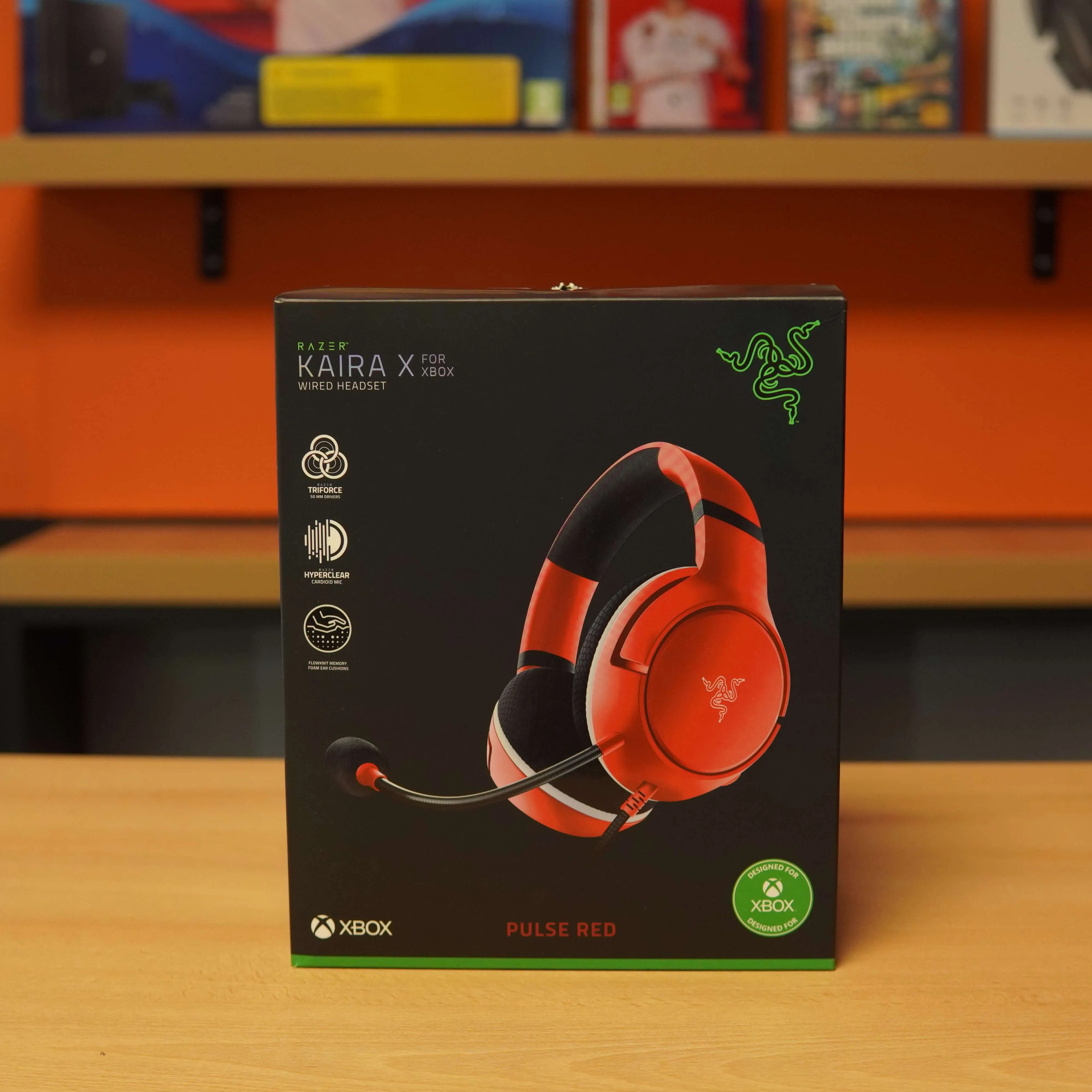 Casti Gaming Razer Kaira X Pulse Red pentru Xbox - imagine 2