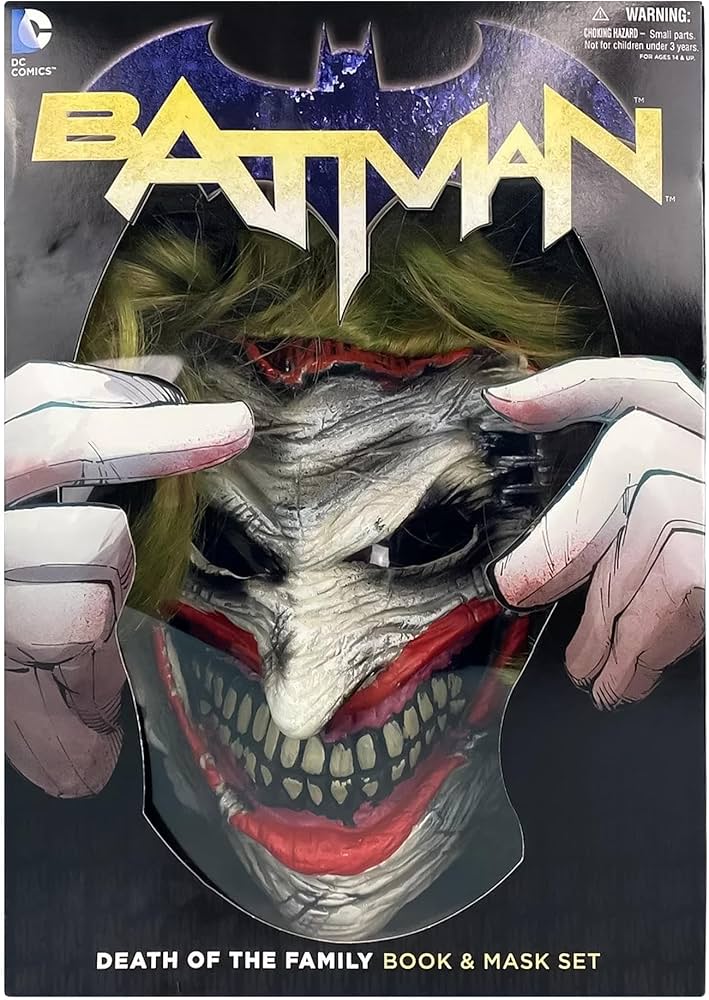 Batman: Death Of The Family Book And Joker Mask Set - imagine 4