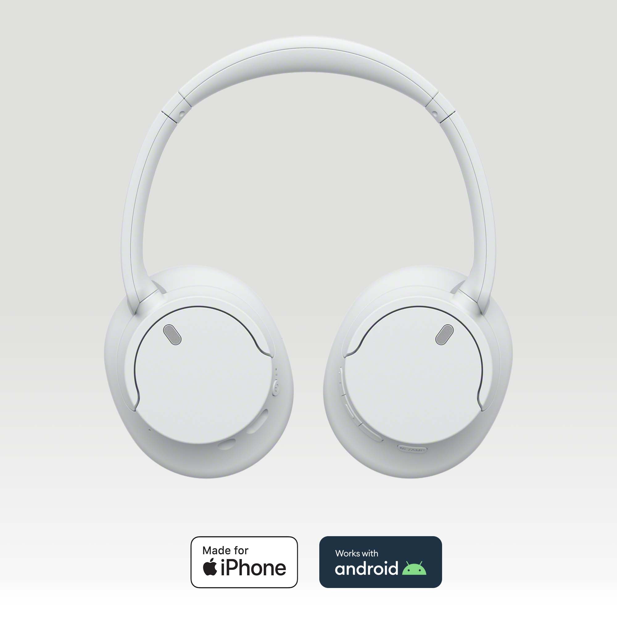 Casti Over-Ear Sony WH-CH720NL, Noise Cancelling, Wireless, Bluetooth, Microfon, Multipoint connection, Quick Charge, Autonomie 35 ore, White - imagine 3
