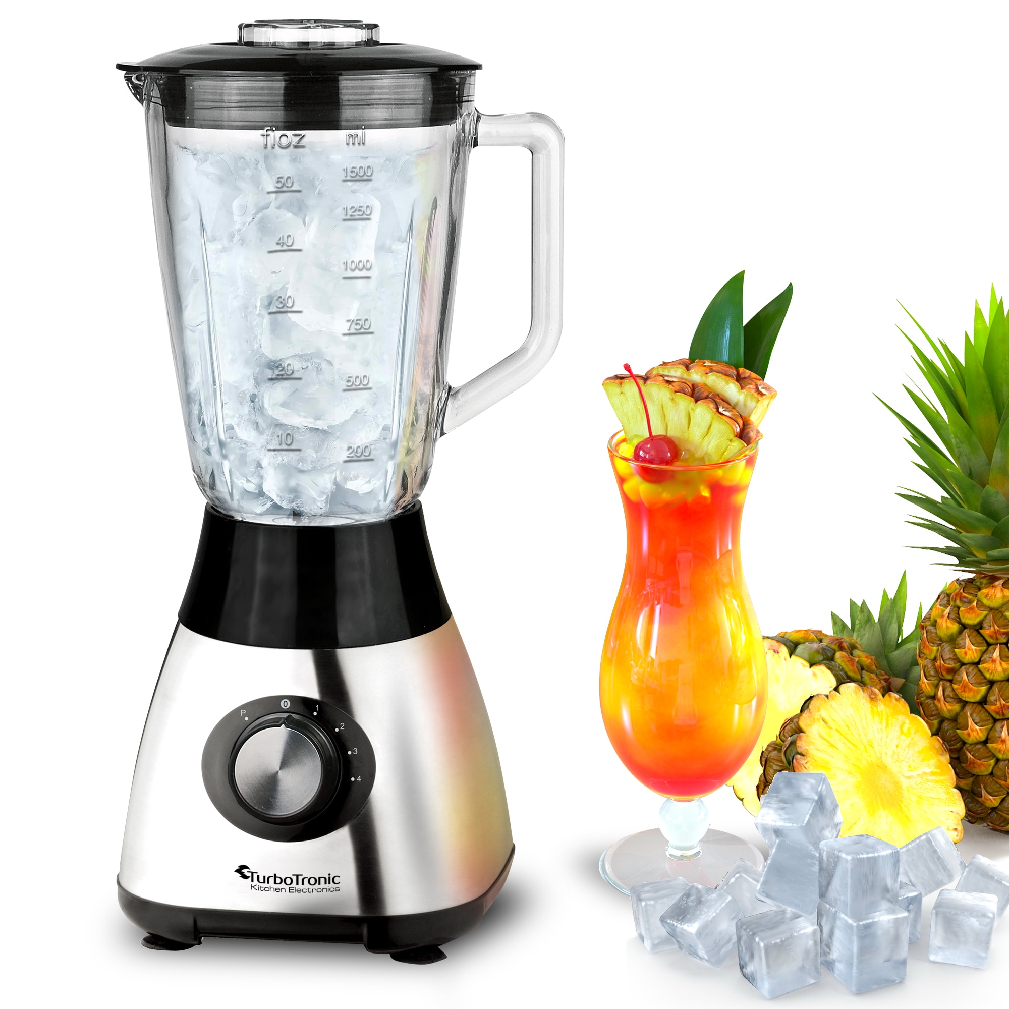 Blender TurboTronic TT-BG5, 1200W, 4 Viteze - imagine 3