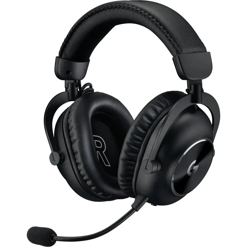Casti Gaming Logitech Pro X, functie Blue Voice, Negru