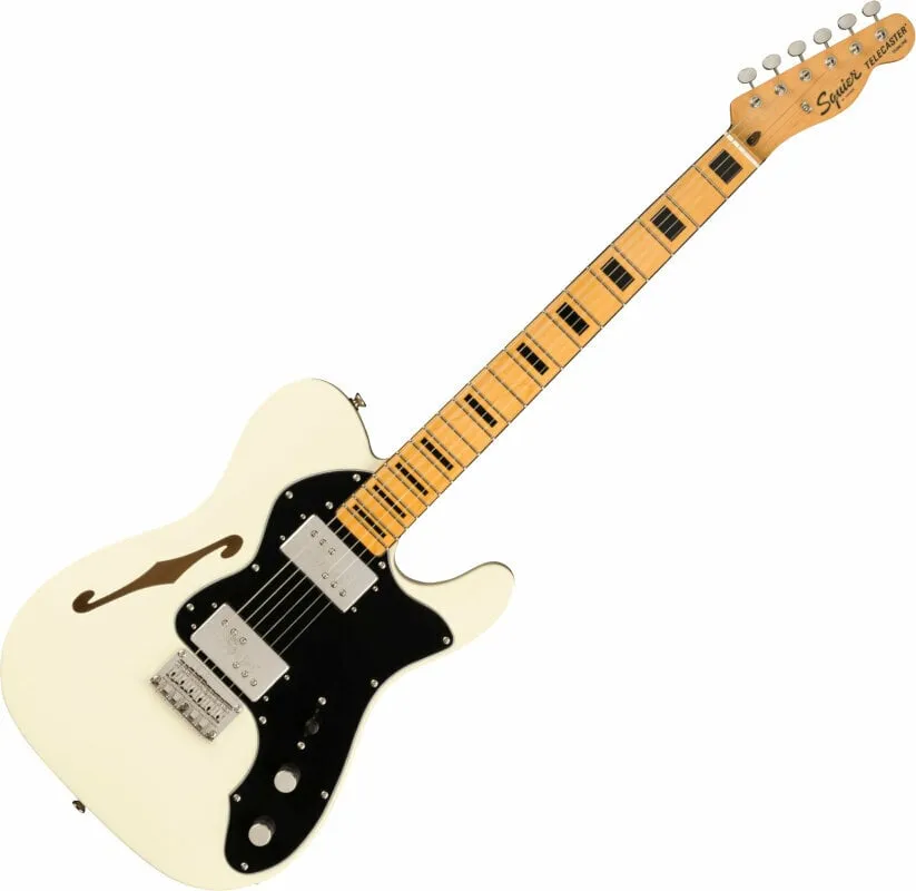 Chitara electrica Fender Squier Classic Vibe 70s, Telecaster Thinline OWT, White