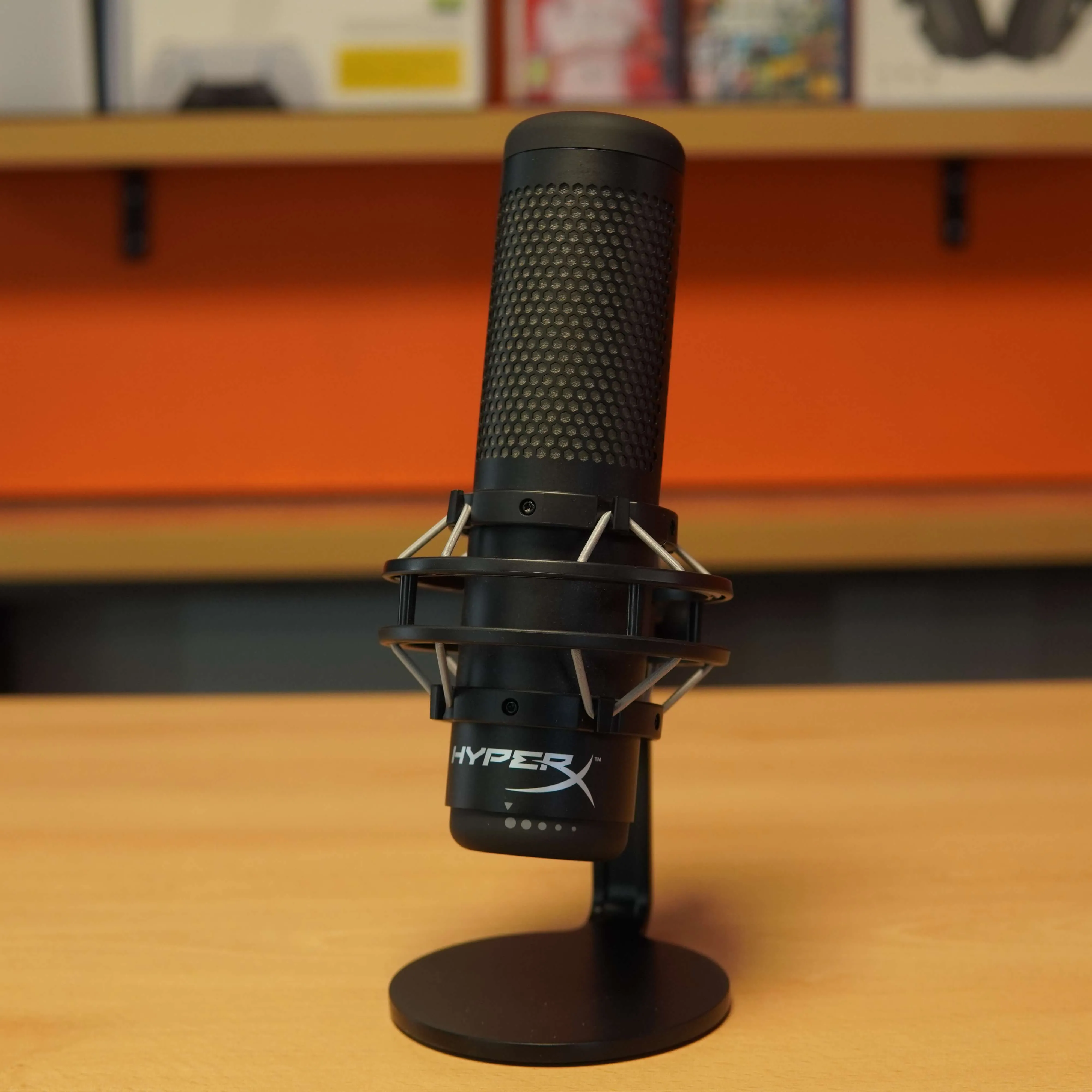 Microfon HyperX QuadCast S USB, Stereo, Tap-to-Mute, Rosu/Negru - imagine 4