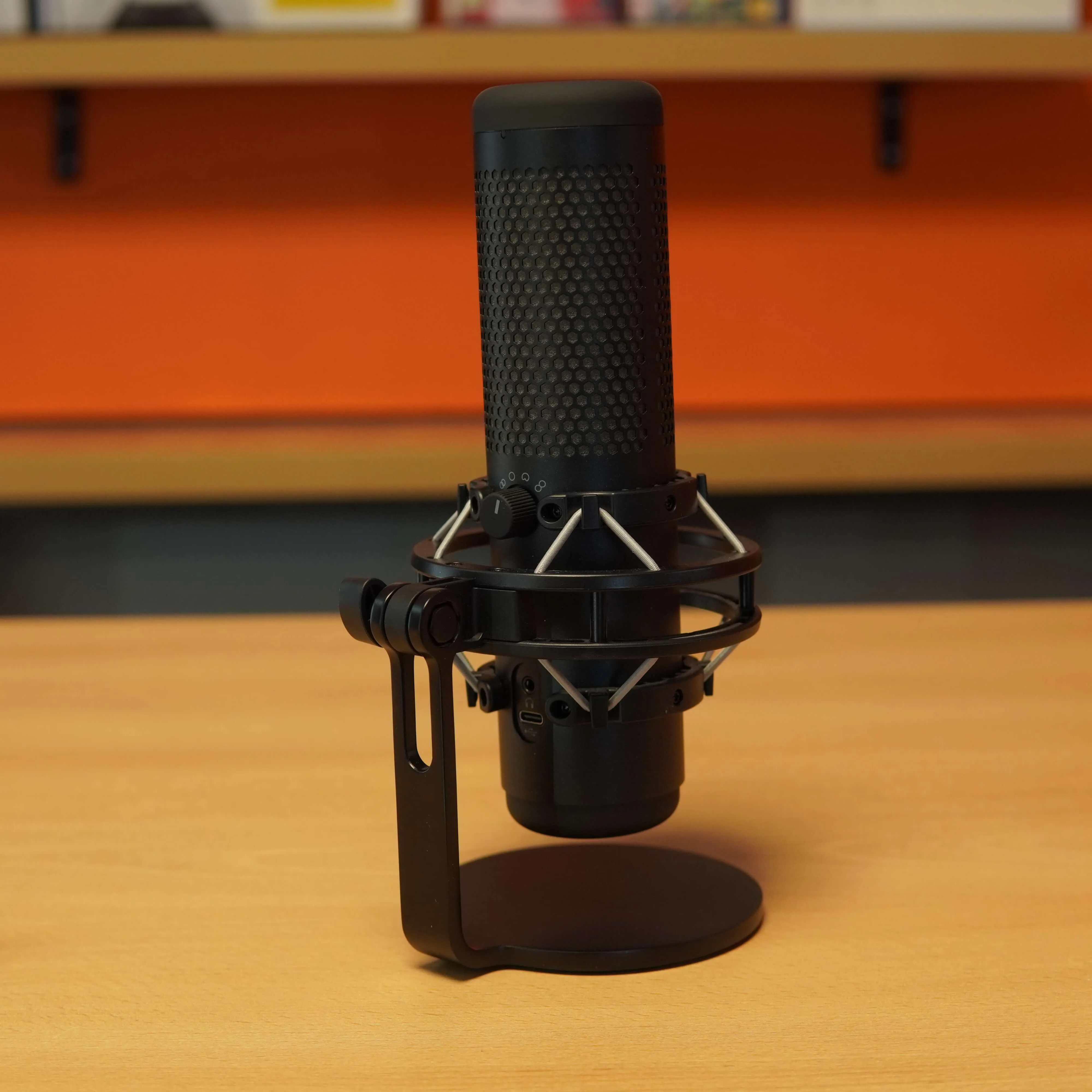 Microfon HyperX QuadCast S USB, Stereo, Tap-to-Mute, Rosu/Negru - imagine 5