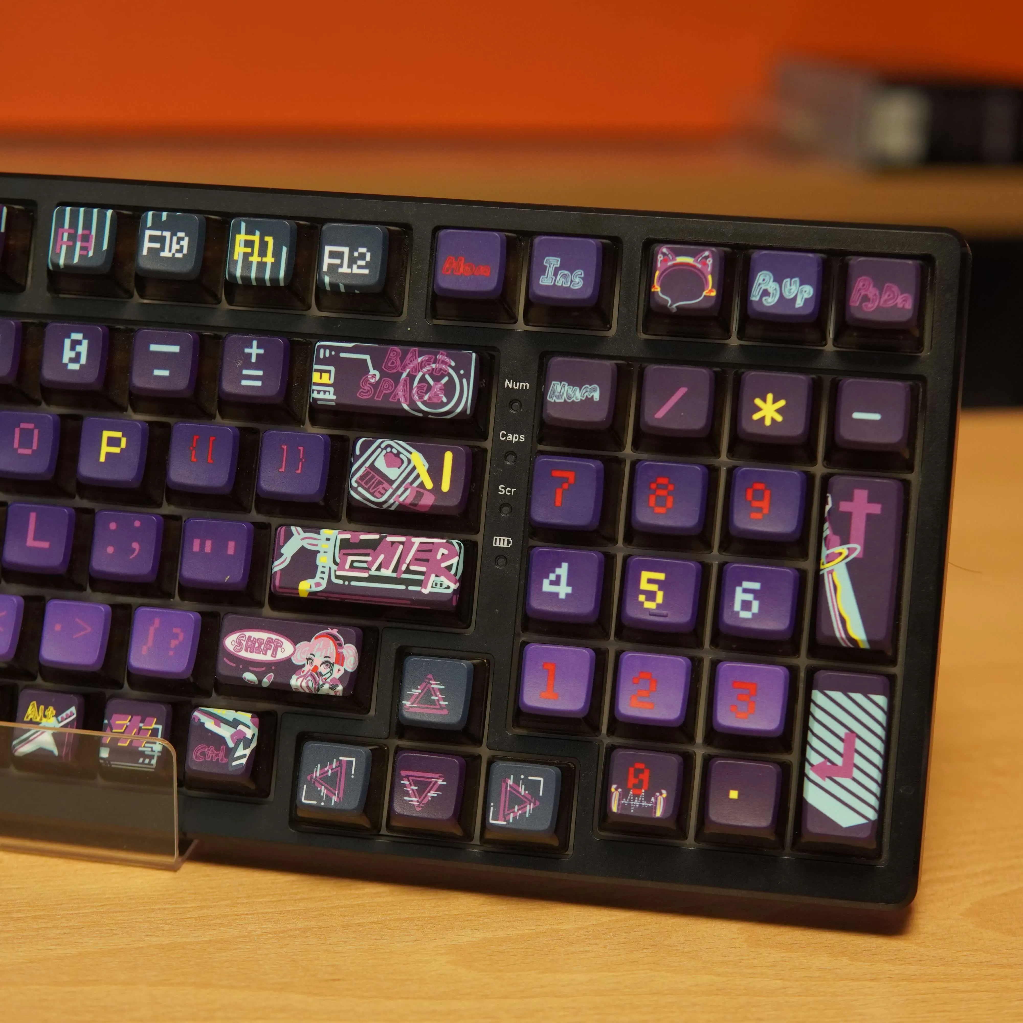 Tastatura Gaming Wireless mecanica MYRIA MG7535, Bluetooth, USB, Layout US, Negru - imagine 3