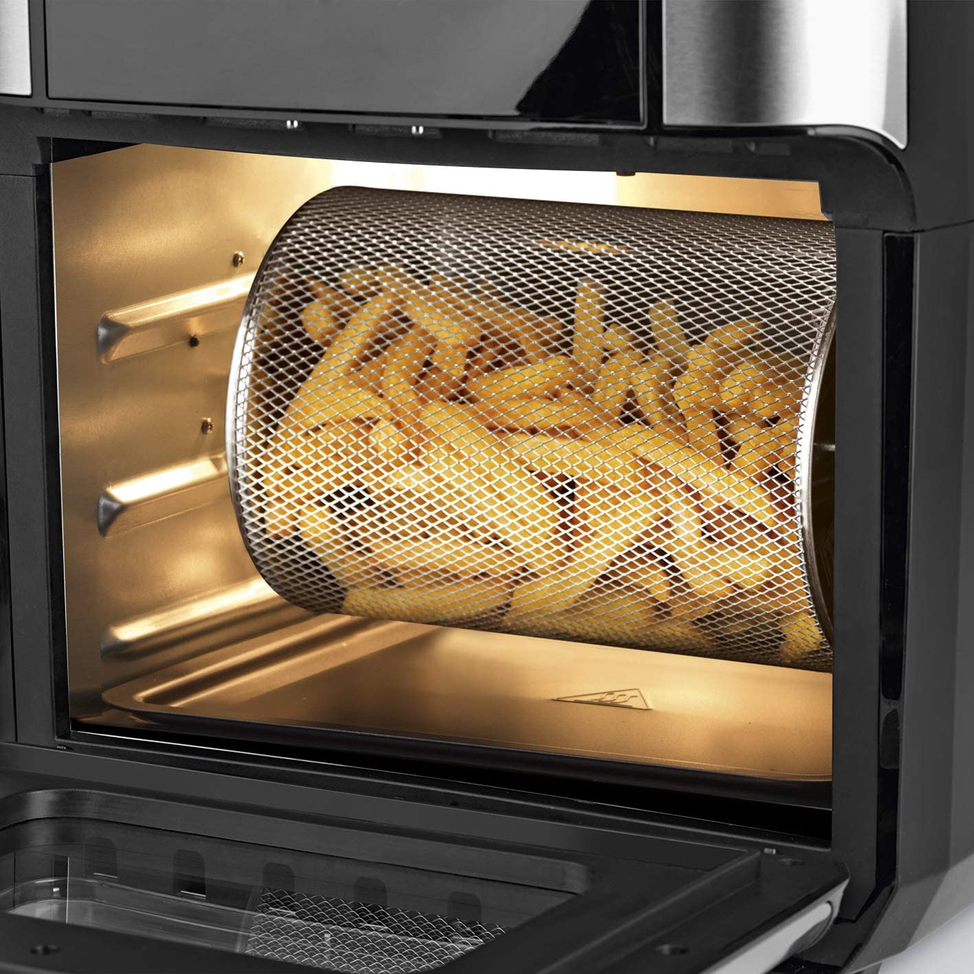 Friteuza cu aer cald GourmetMaxx, Digital, 12 l, Negru - imagine 3