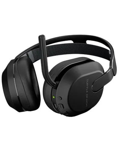 Casti Gaming Wireless Turtle Beach Stealth 500PS, Conectivitate Duala Wireless 2.4GHz si Bluetooth, Difuzoare 40mm, Autonomie 40 ore, Compatibilitate PS5/PS4/PC/Mobile, Negru - imagine 2