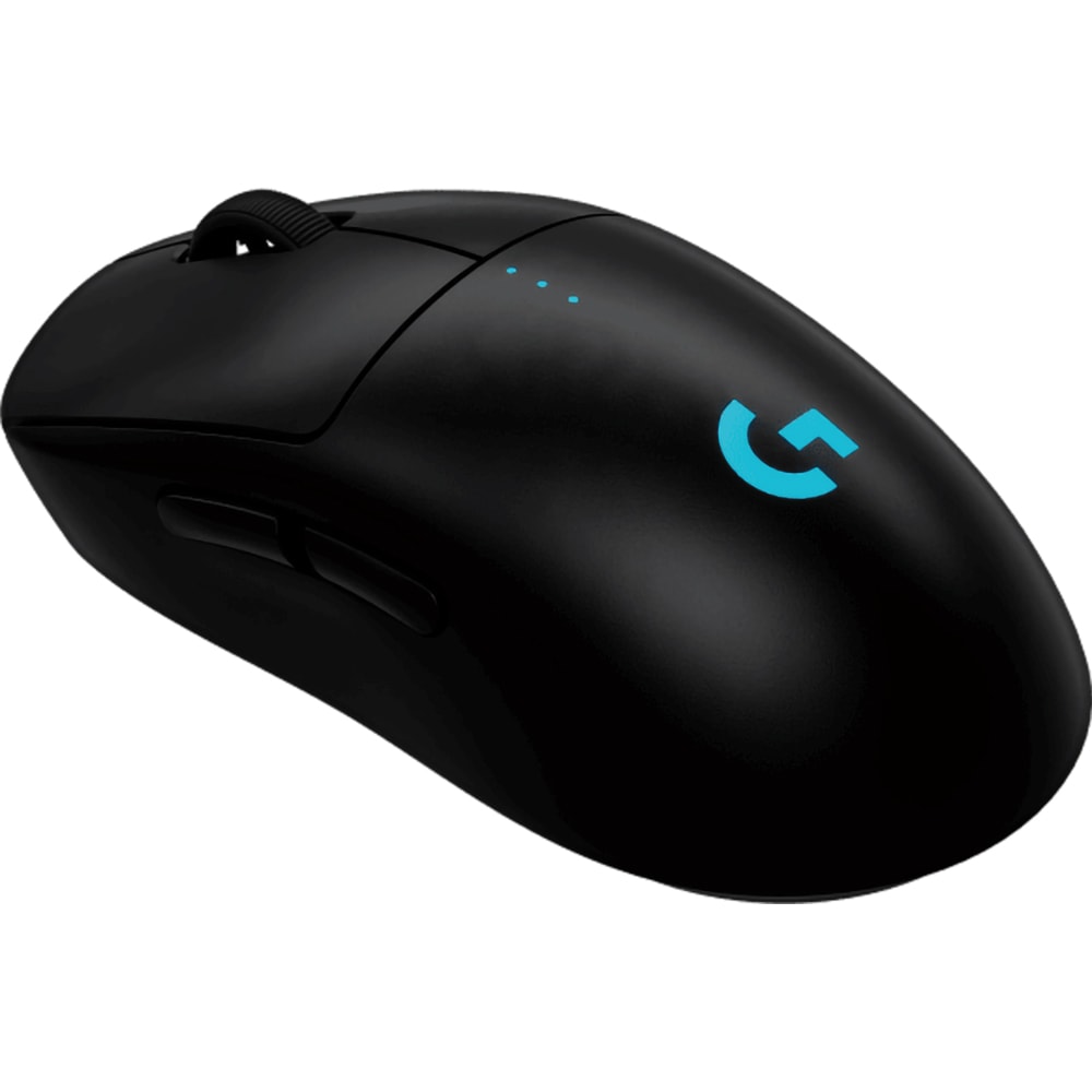 Mouse Gaming Wireless Logitech G PRO LightSpeed Hero, 25.600 DPI, 1ms, 80g, 6 Butoane programabile, RGB, Ambidextru, Negru - imagine 2