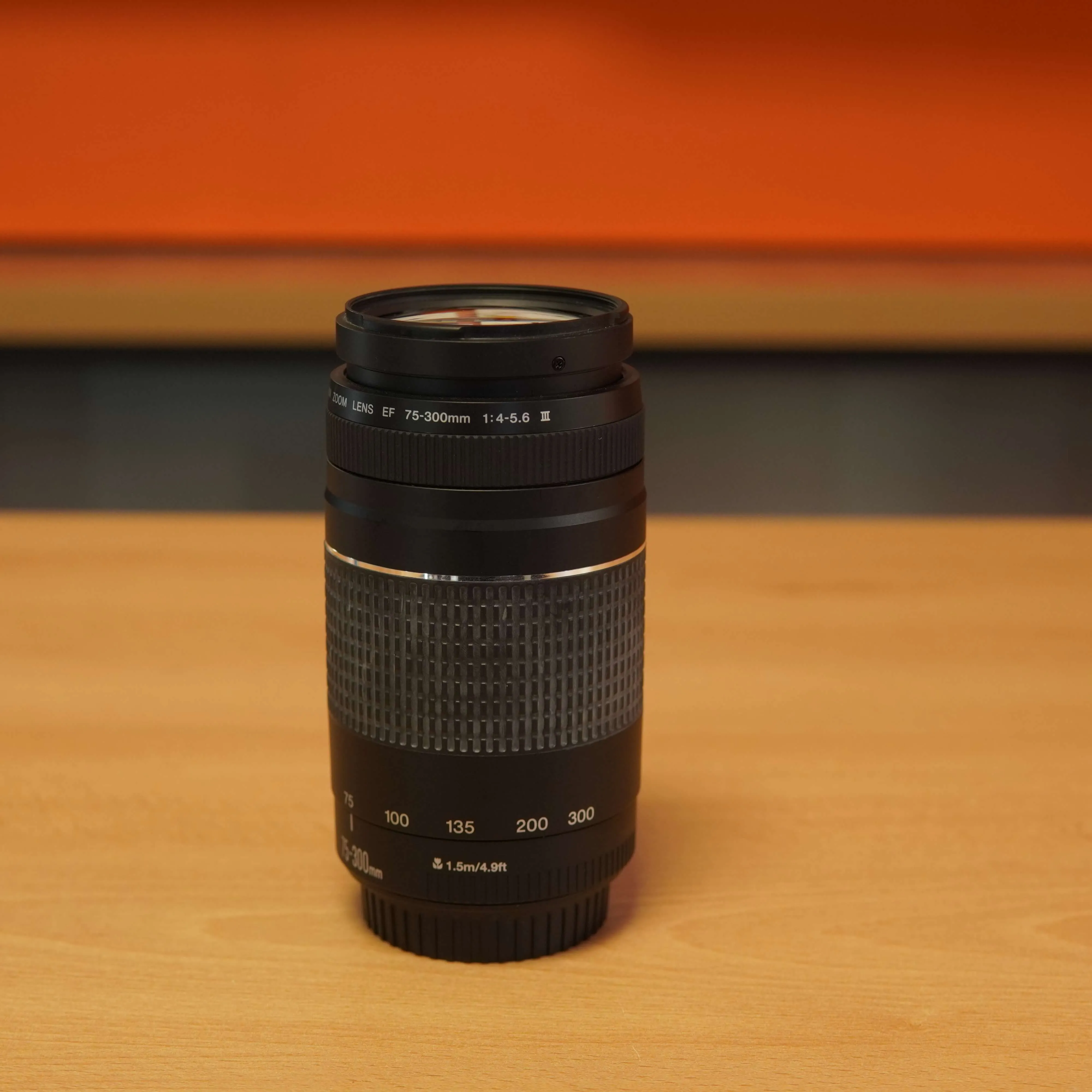 Obiectiv foto Canon EF 75-300mm 1:4-5.6 III, Negru - imagine 3