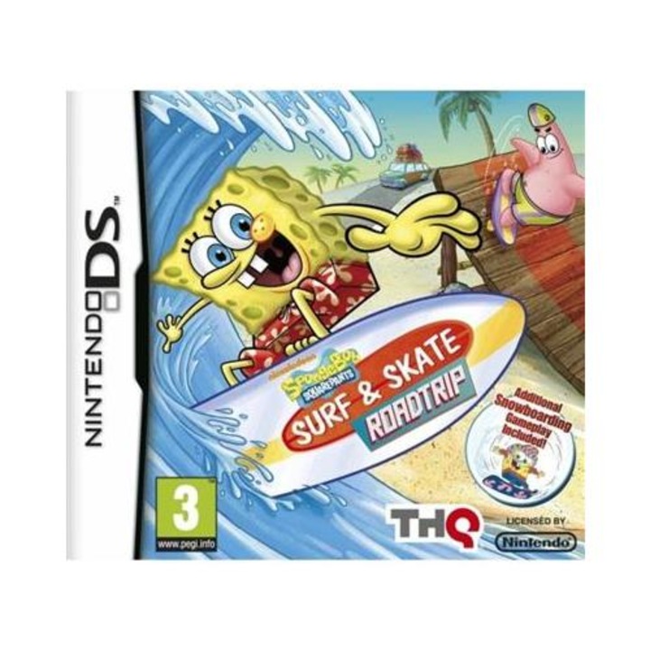 SpongeBob Squarepants Surf & Skate Roadtrip - Joc Nintendo DS