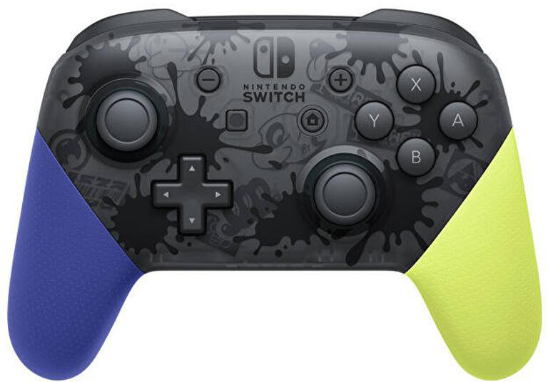 Pro Controller Wireless Nintendo Switch HAC-013, Splatoon 3 Edition - imagine 2
