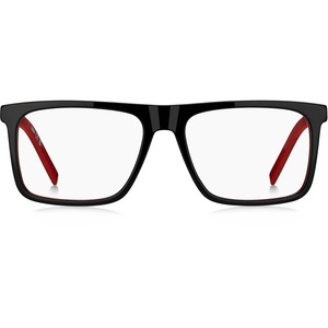 Ochelari de soare barbatesti Hugo Boss ‌HG 1069/S/807/AO, Lentila Red Mirror, Culoare Rame Negru - imagine 2
