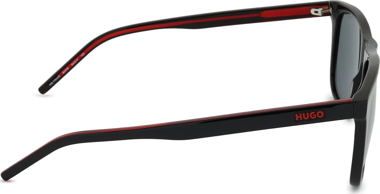 Ochelari de soare barbatesti Hugo Boss ‌HG 1069/S/807/AO, Lentila Red Mirror, Culoare Rame Negru - imagine 4