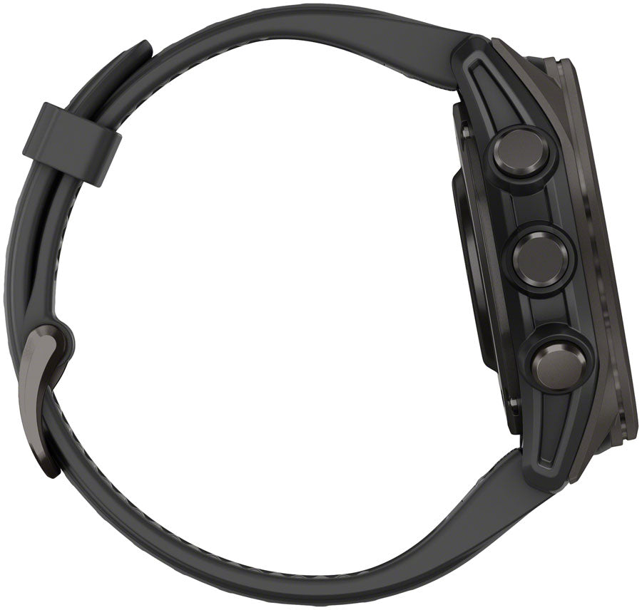 Smartwatch Garmin Fenix 8, 43mm, AMOLED, Glass, Otel inoxidabil, GPS, Android/iOS, Slate Gray Black - imagine 2