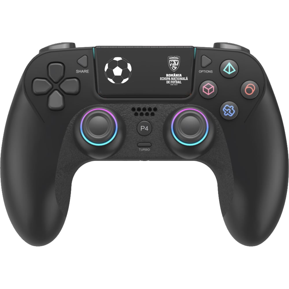 Gamepad Wireless MYRIA Echipa Nationala de Fotbal MG7433FRF, PS4, PC, negru