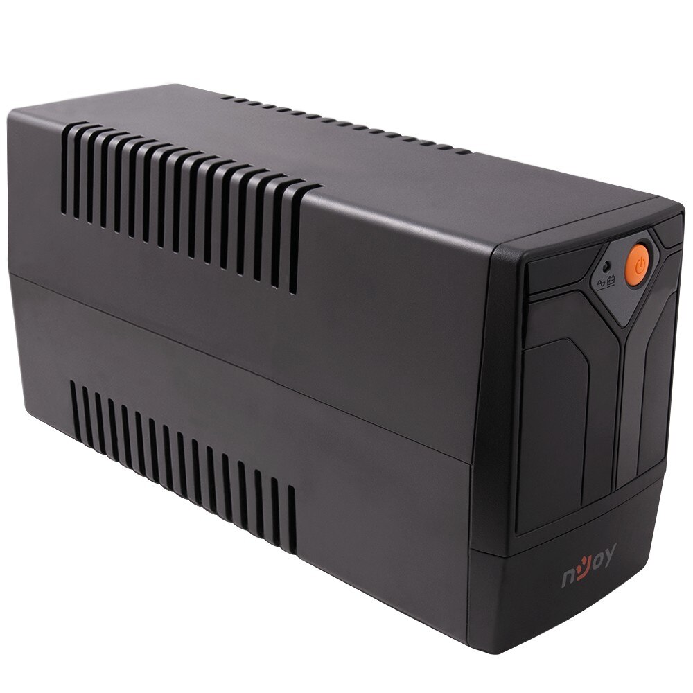 UPS NJOY HS 800, 800VA/480W, Line-interactive, 2 Prize Schuko cu Protectie, Repornire Automata, Reglaj Automat al Tensiunii - imagine 2