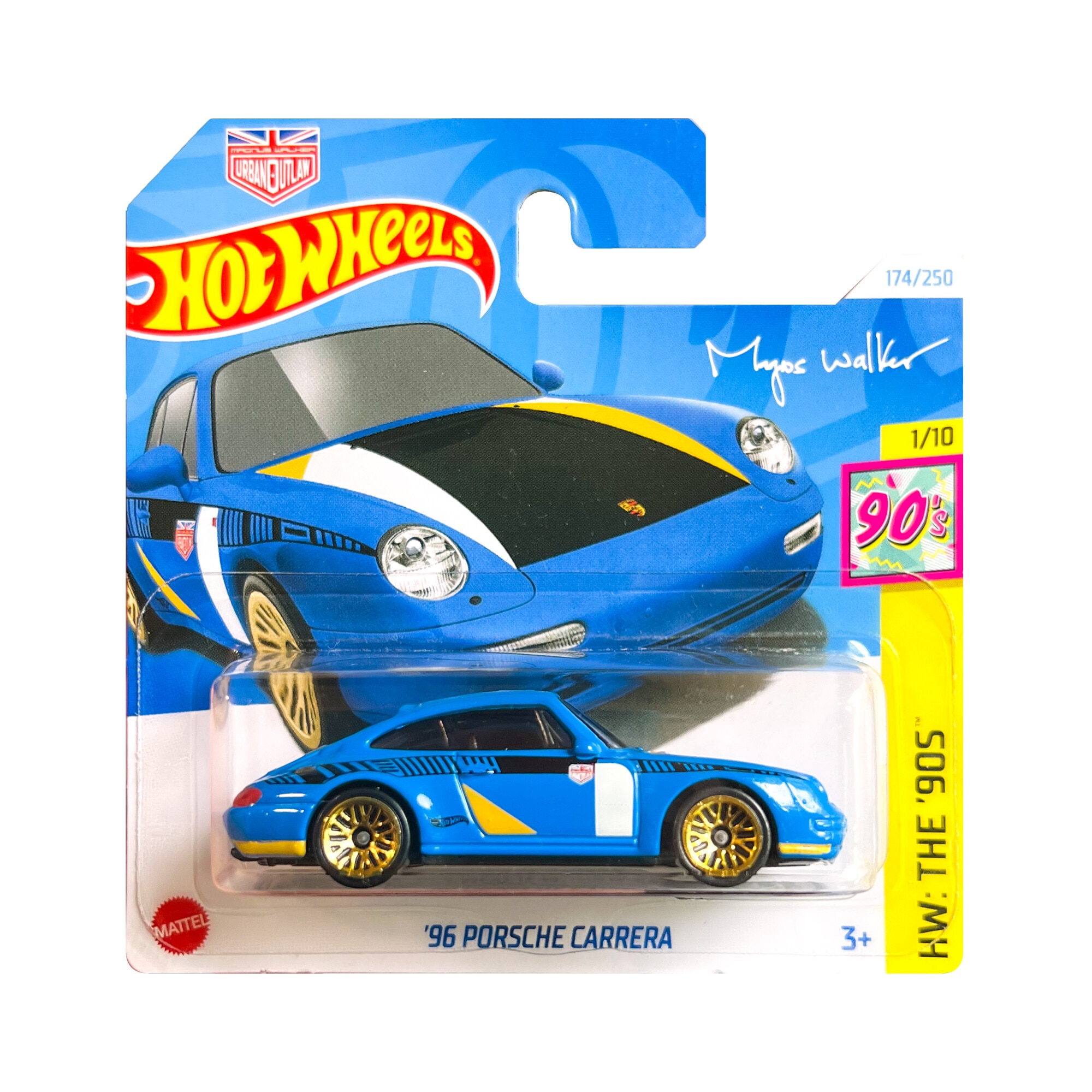 Masinuta Hot Wheels 174/250 - WH The 90s 1/10 96 Porsche Carrera (Produs NOU!)