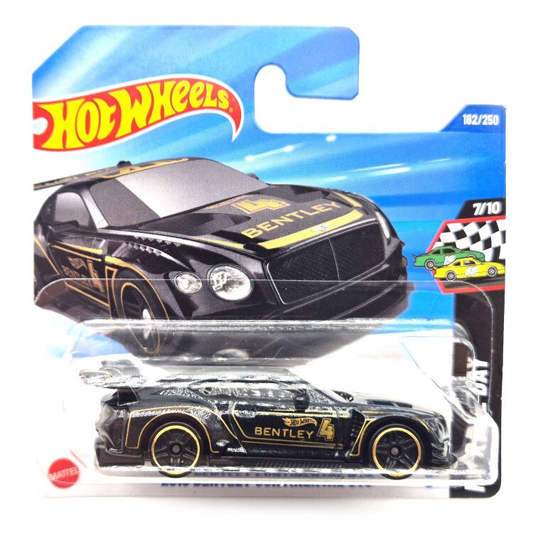 Masinuta Hot Wheels 162/250 - HW Race Day 7/10 2018 Bentley Continental GT3 (Produs NOU!) - imagine 2