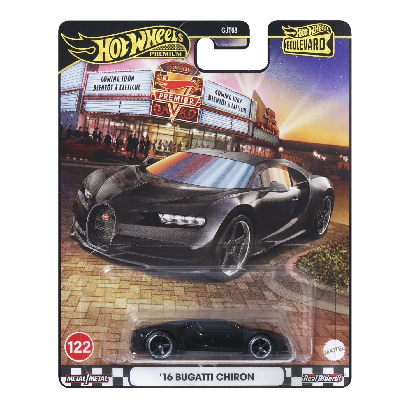 Masinuta Hot Wheels 201/250 - Quarter Mile Heroes 2/5 16 Bugatti Chiron (Produs NOU!)