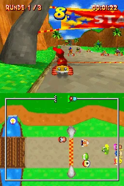 Diddy Kong Racing DS - Joc Nintendo DS, fara carcasa - imagine 2