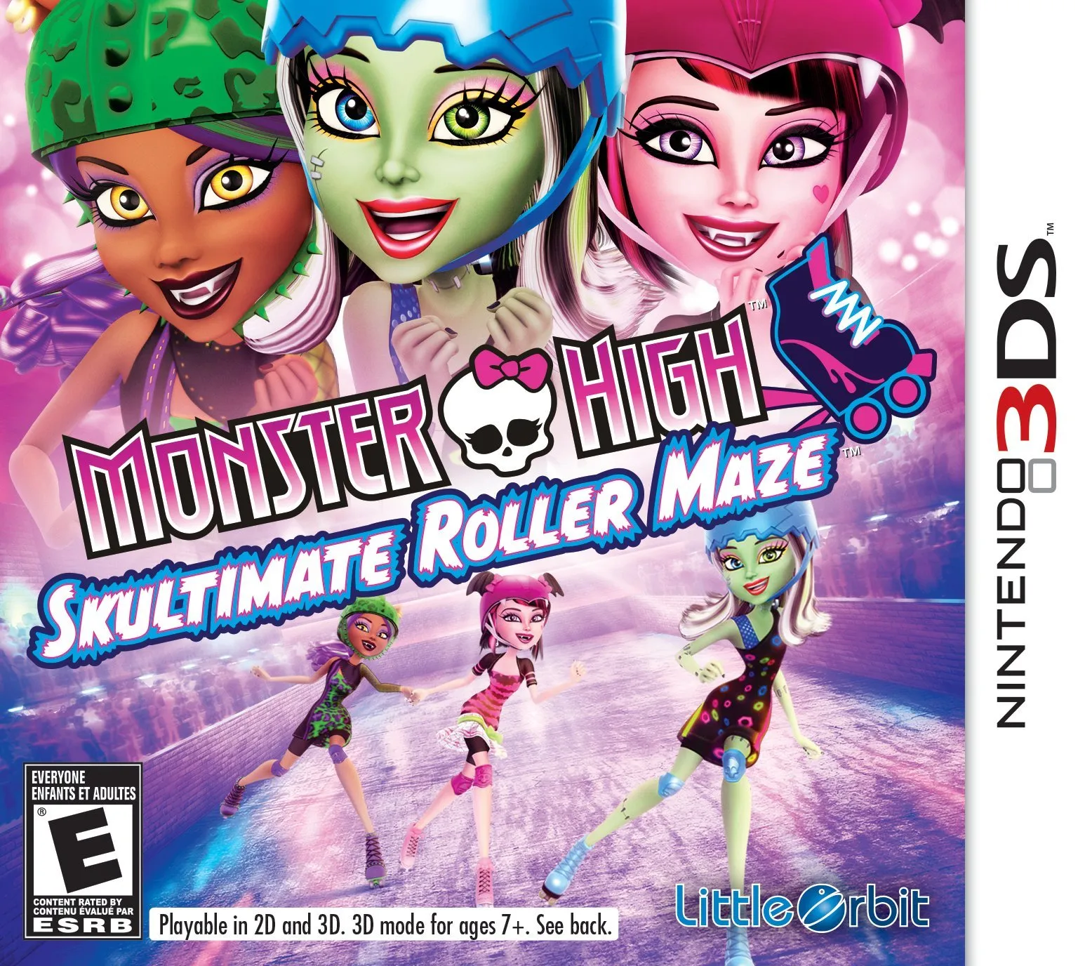 Monster High: Skultimate Roller Maze – Joc Nintendo 3DS, fara carcasa