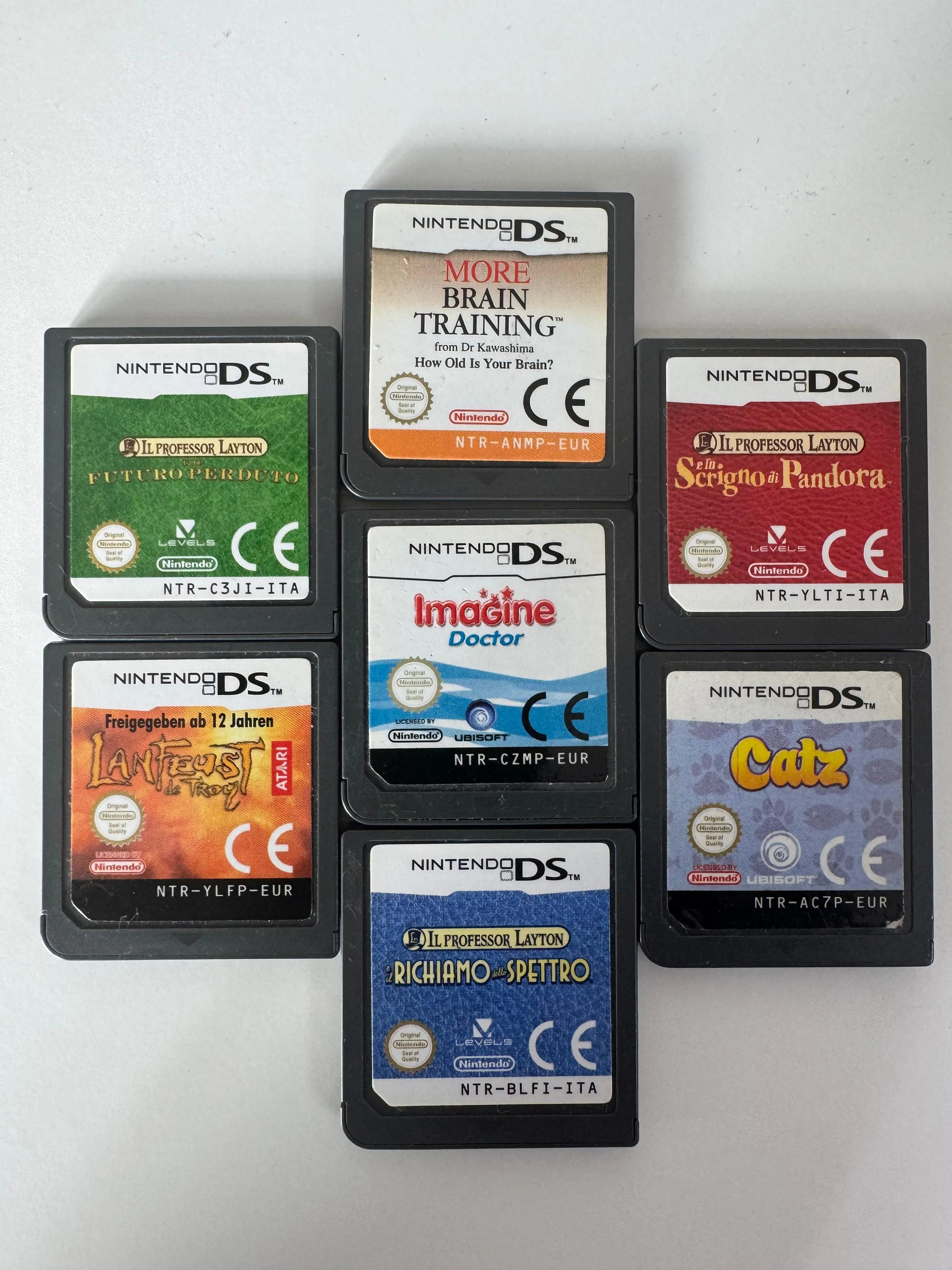 Set 7 Jocuri Nintedo DS, diverse titluri, fara carcasa