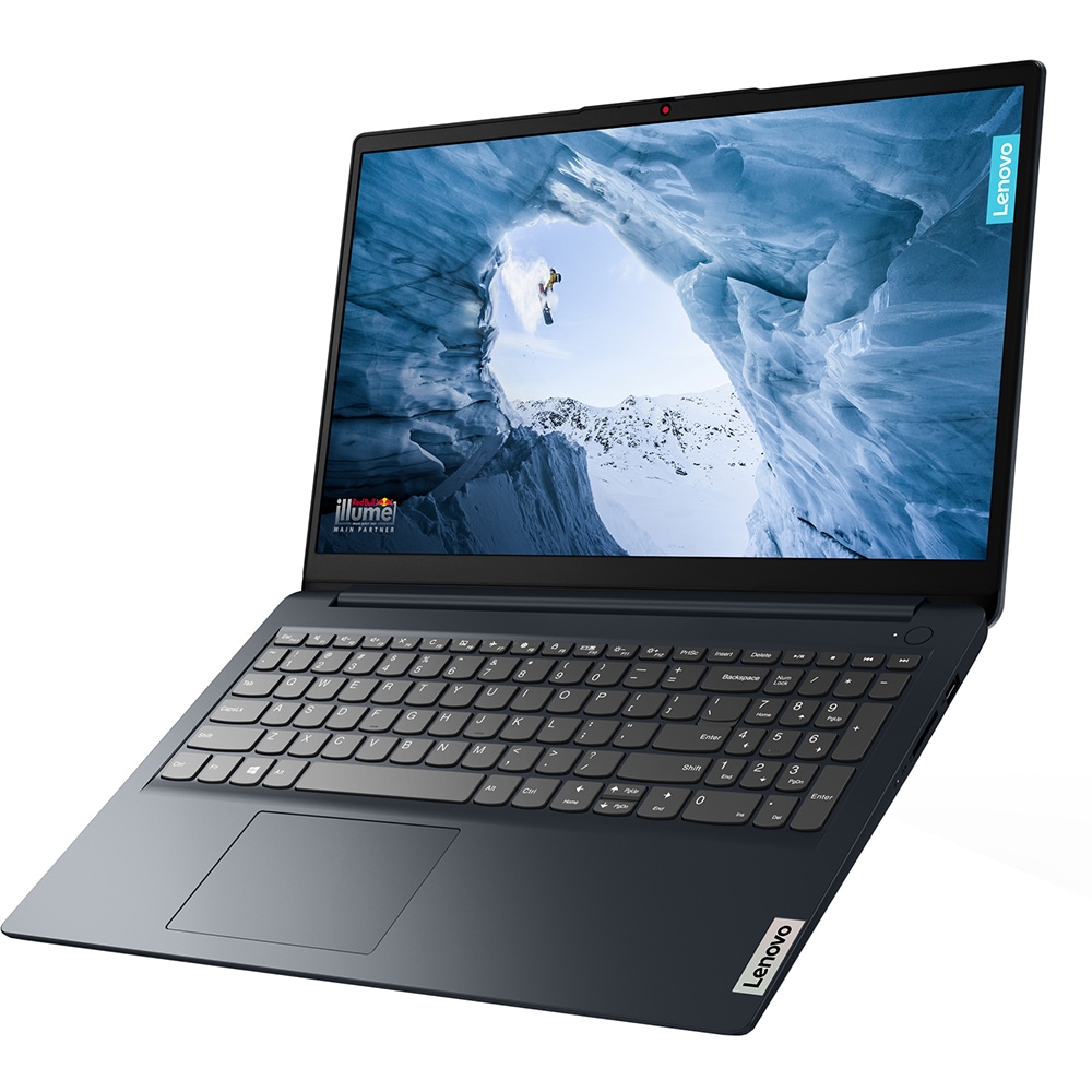 Laptop Lenovo IdeaPad 1 15IGL7, Display 15.6 Inch, LED, HD, Intel Celeron N4120 pana la 2.6 GHz, 4 Gb RAM DDR4, SSD 120 Gb, Intel UHD Graphics 600, Albastru - imagine 3