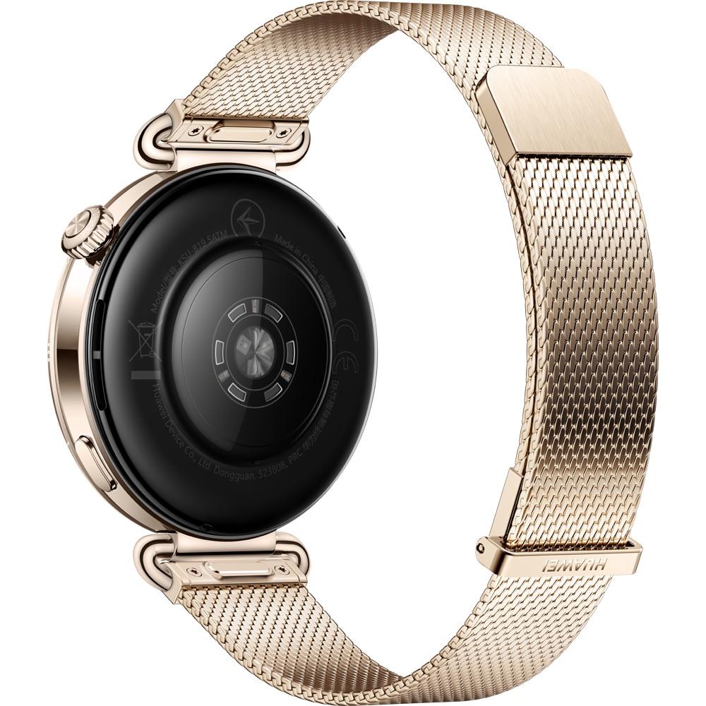 Smartwatch Huawei Watch GT 4 ARA-B19 41 mm, Light Gold, Gold Milanese Strap - imagine 3